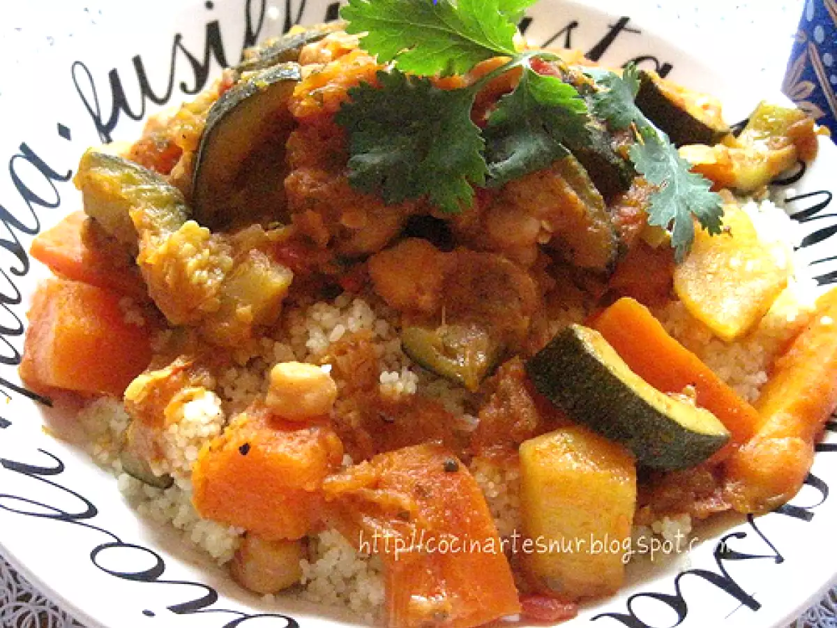 Cous cous de verduras picantes