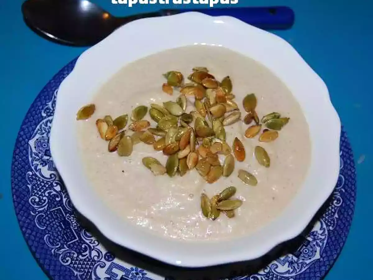 Crema blanca de calabaza