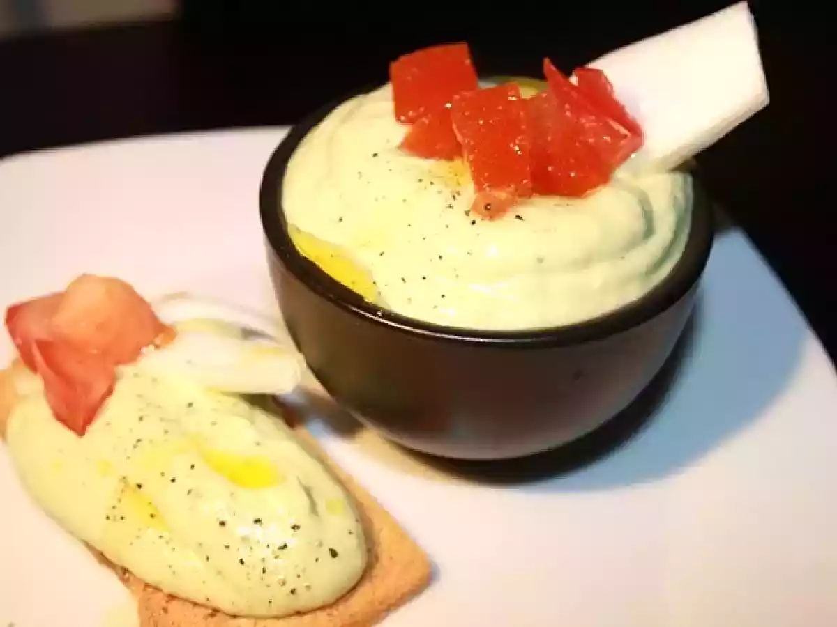 Crema de aguacate y yogur