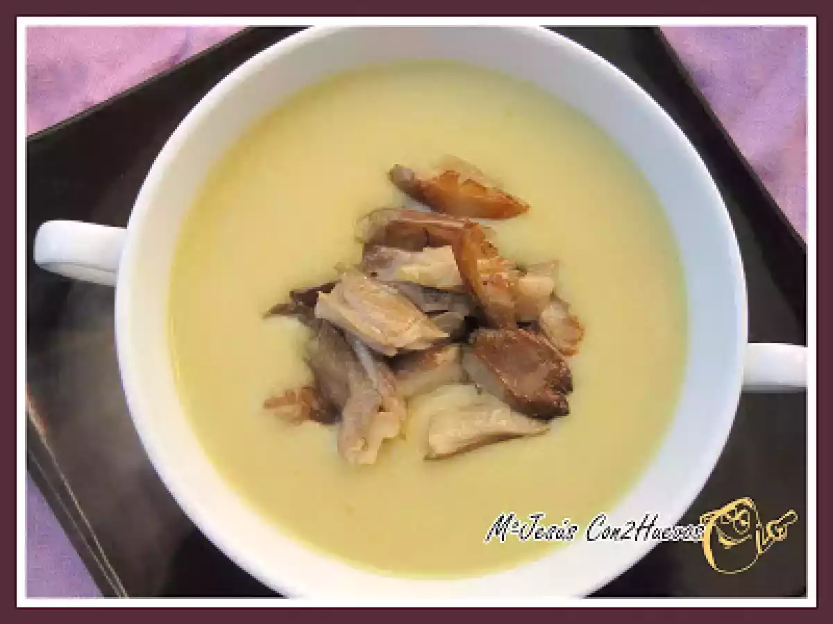 CREMA DE ALCACHOFAS CON SETAS - foto 3