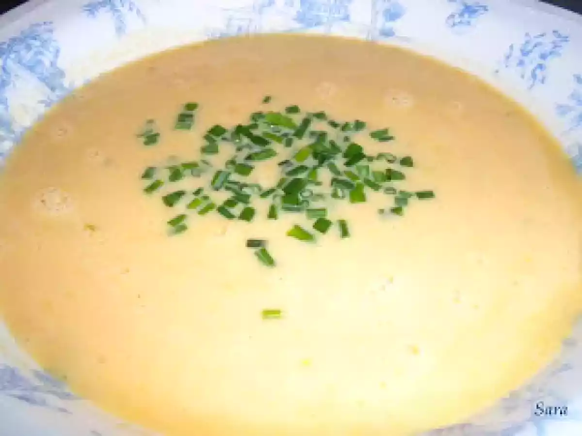 Crema de apio y zanahorias