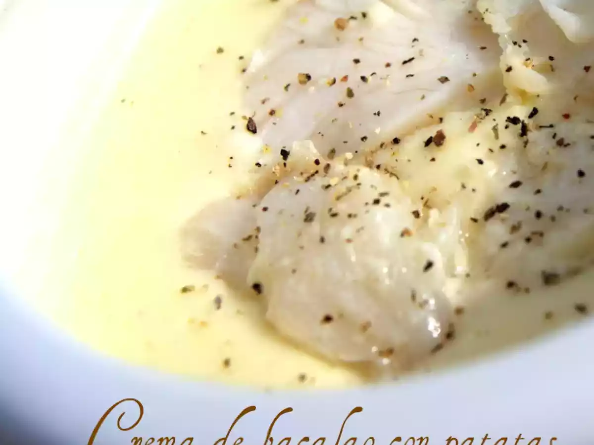 CREMA DE BACALAO CON PATATAS