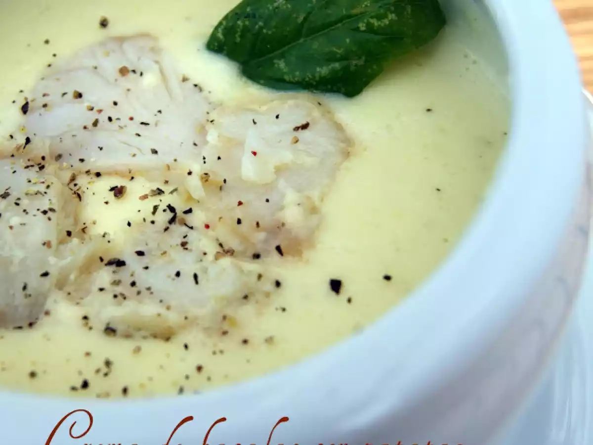 CREMA DE BACALAO CON PATATAS - foto 4