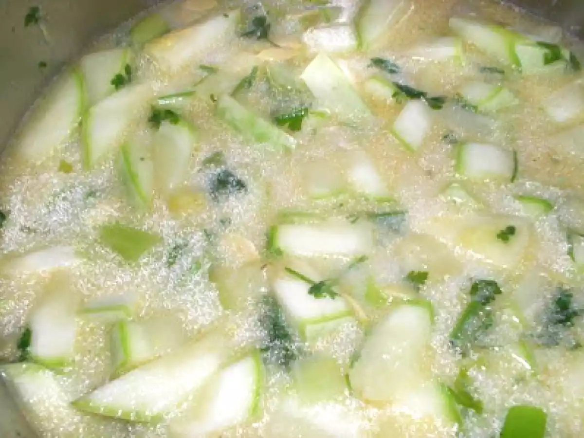 Crema de bubango ò calabacin