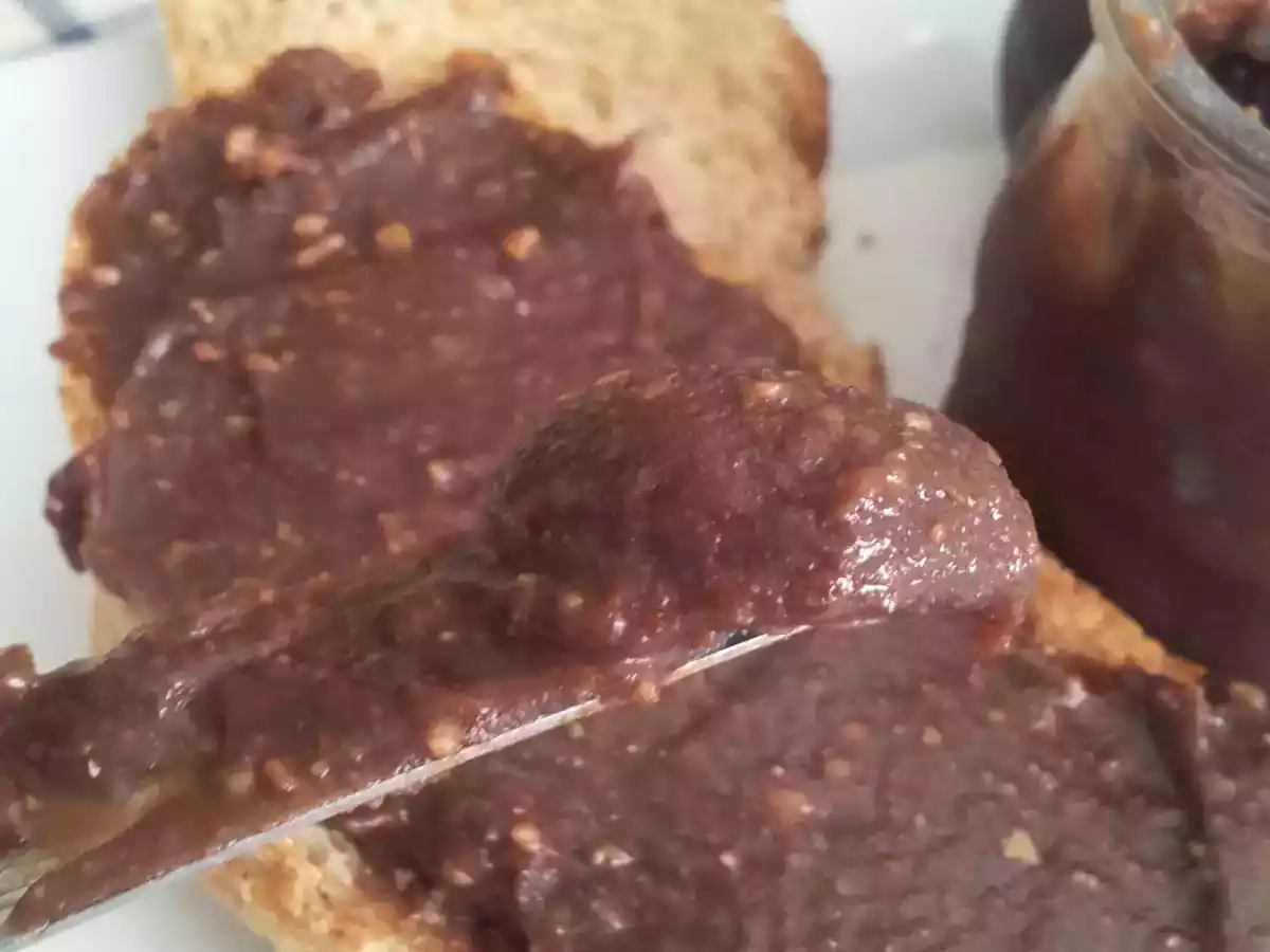 Crema de cacao y avellanas sin azúcar - foto 2