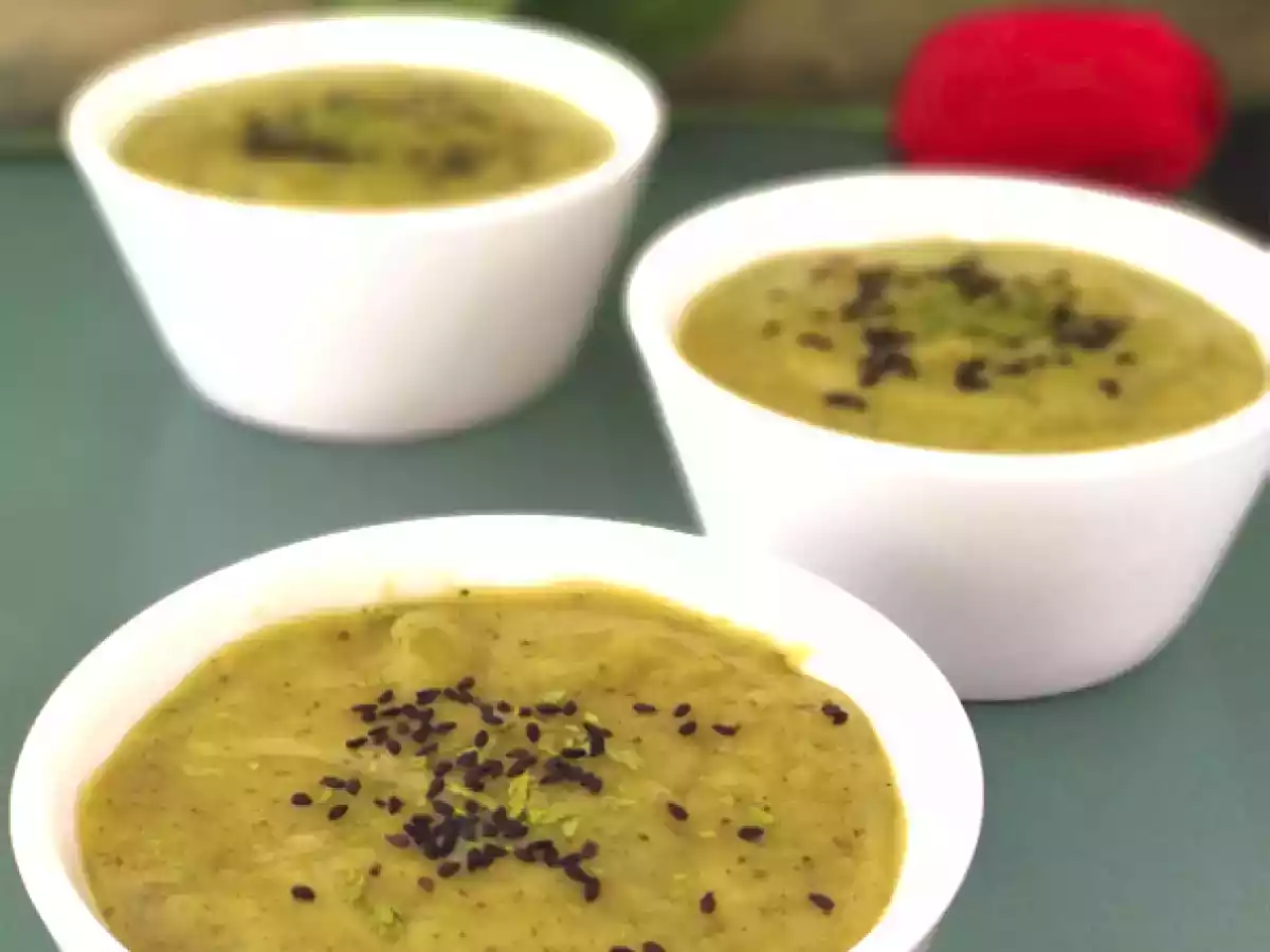 Crema de calabacín {baja en calorías}