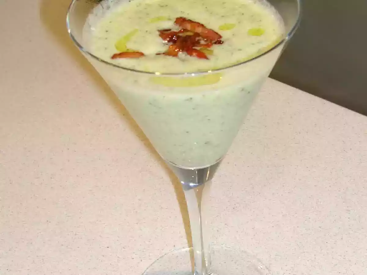 Crema de calabacín con roquefort - foto 6
