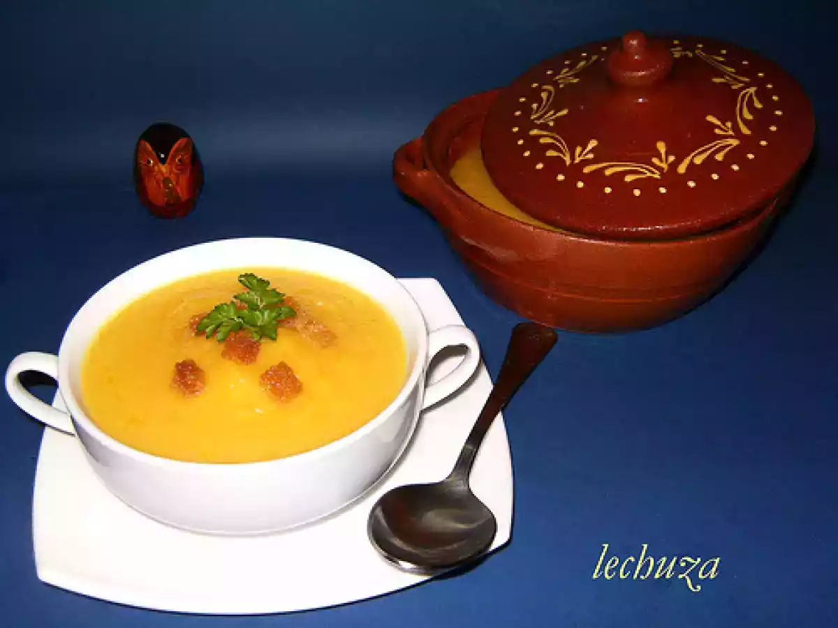 Crema de calabacín (con zanahoria y puerros) - foto 2