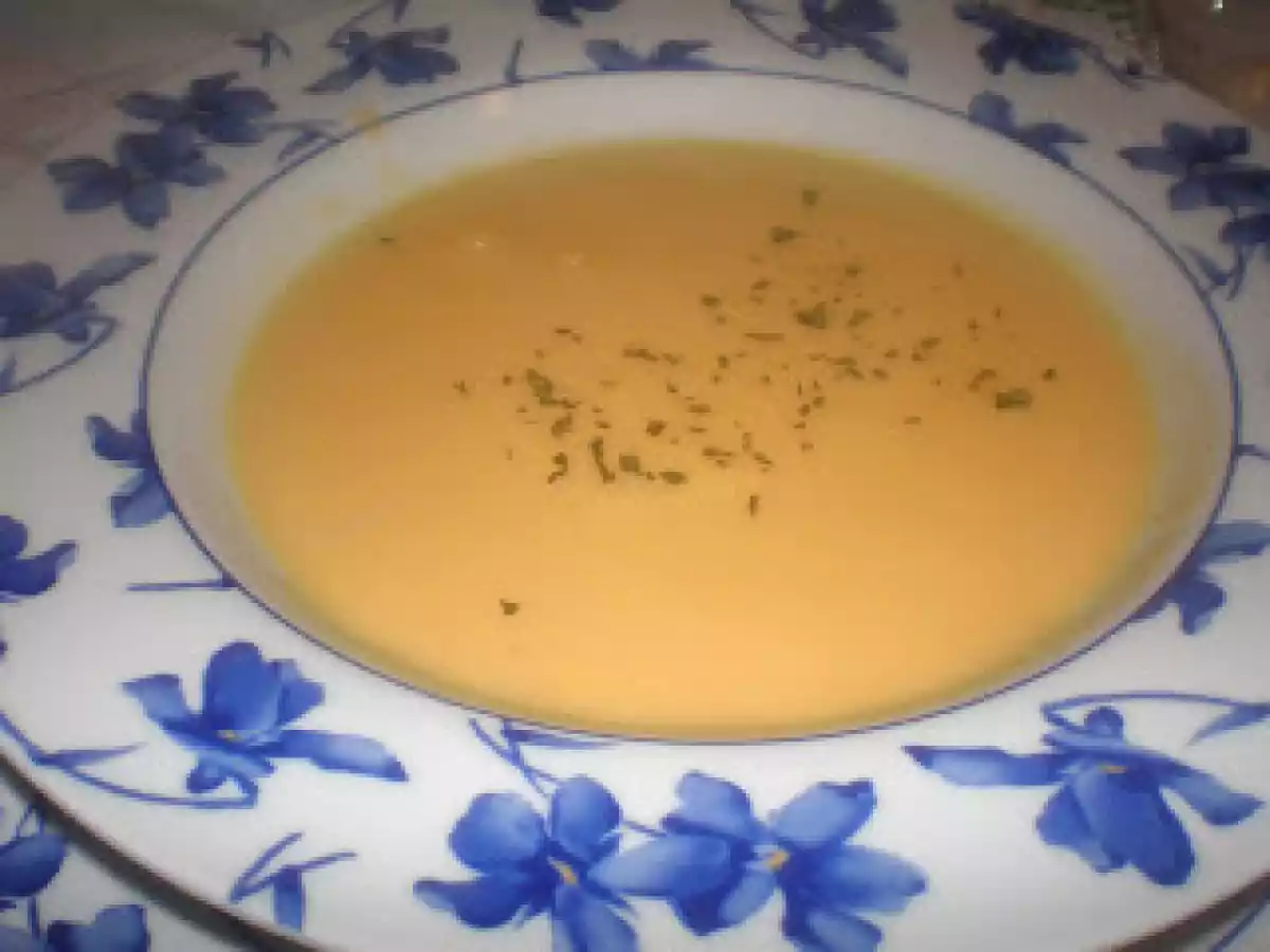 CREMA DE CALABACIN Y GAMBAS (THERMOMIX)