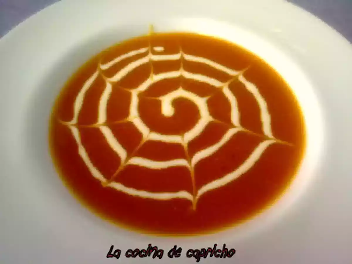 Crema de calabaza al curry post halloween !!