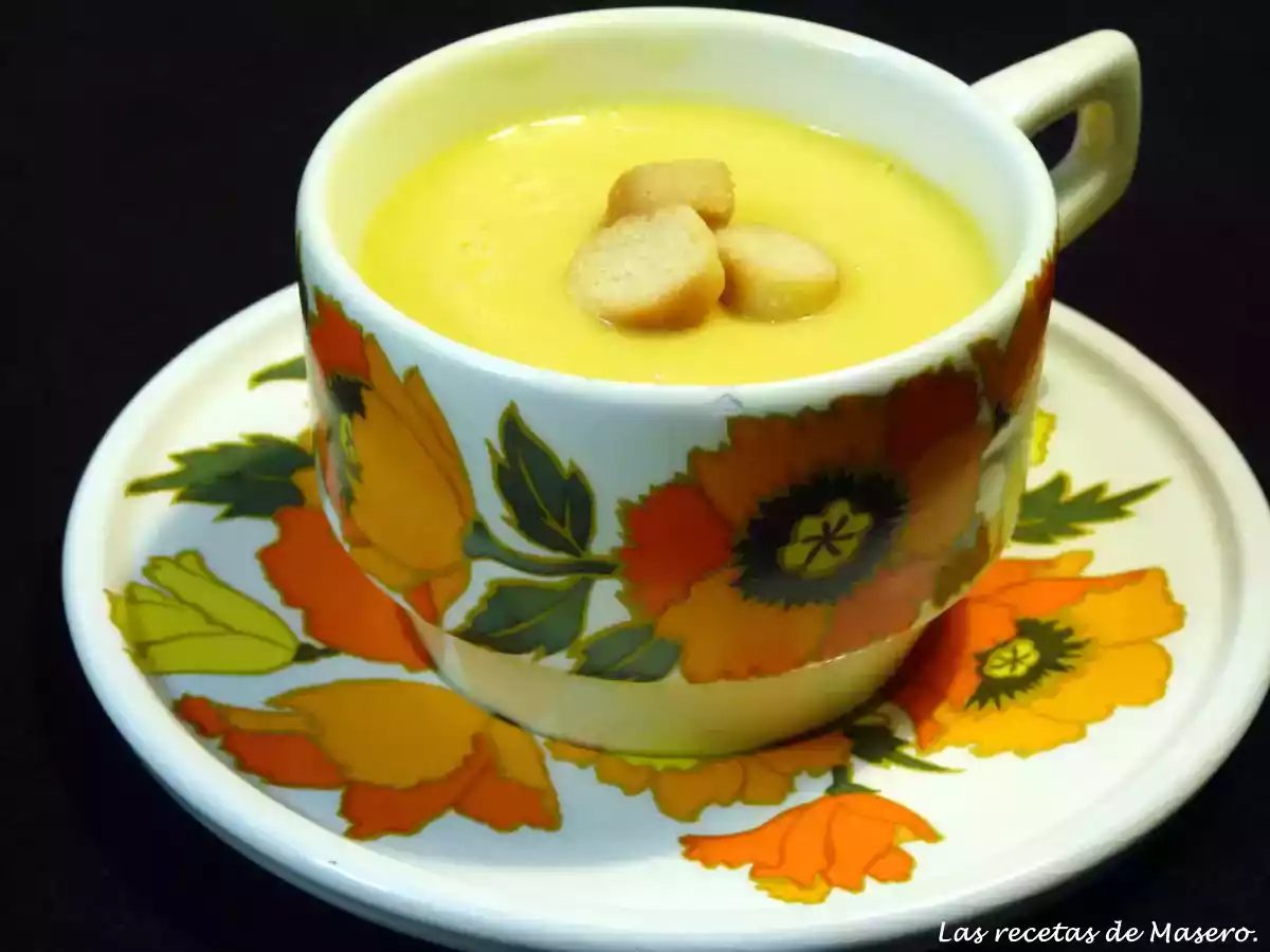 Crema de calabaza y calabacín.