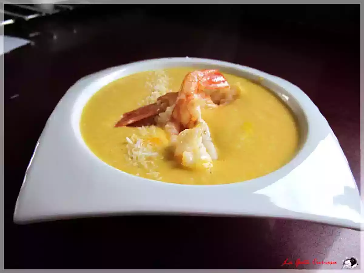 CREMA DE CALABAZA Y COCO
