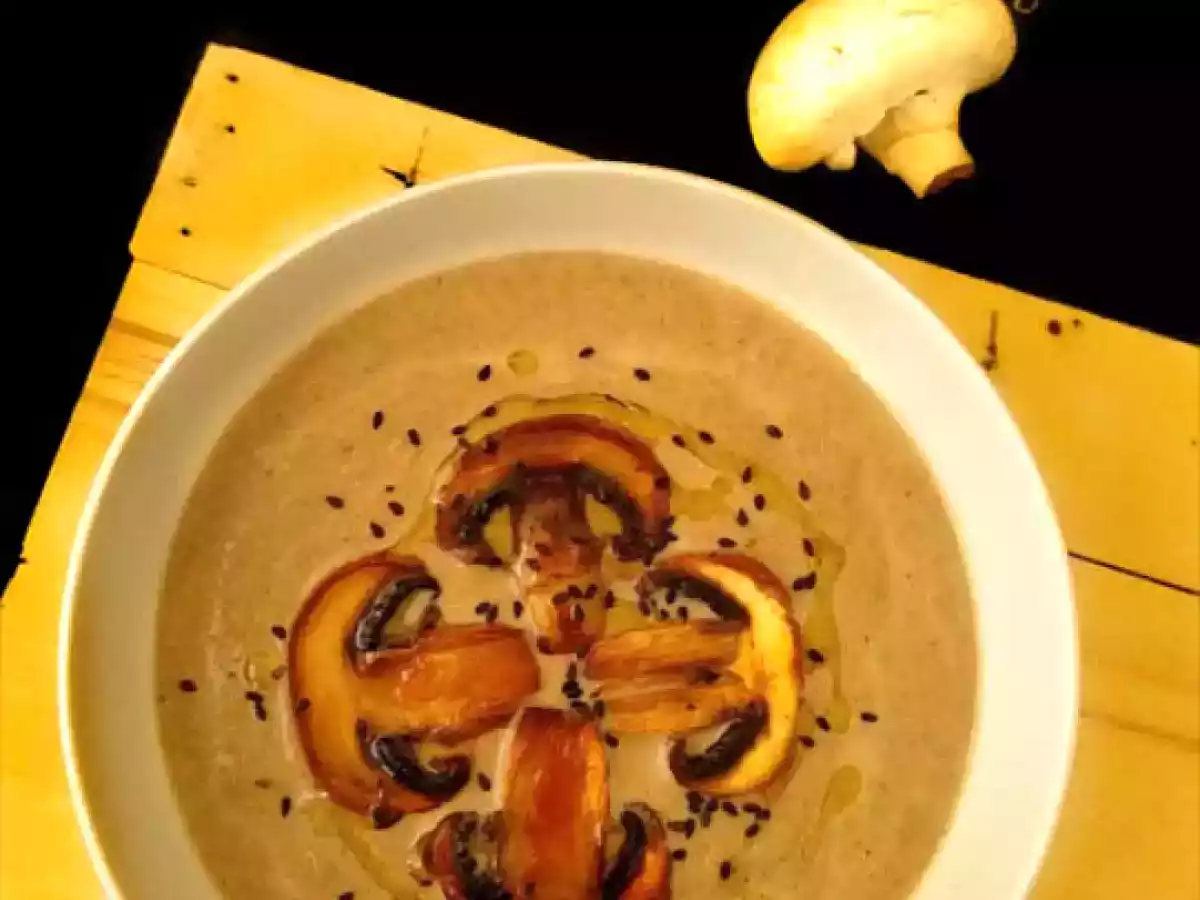 Crema de champiñones y chalotas - foto 2