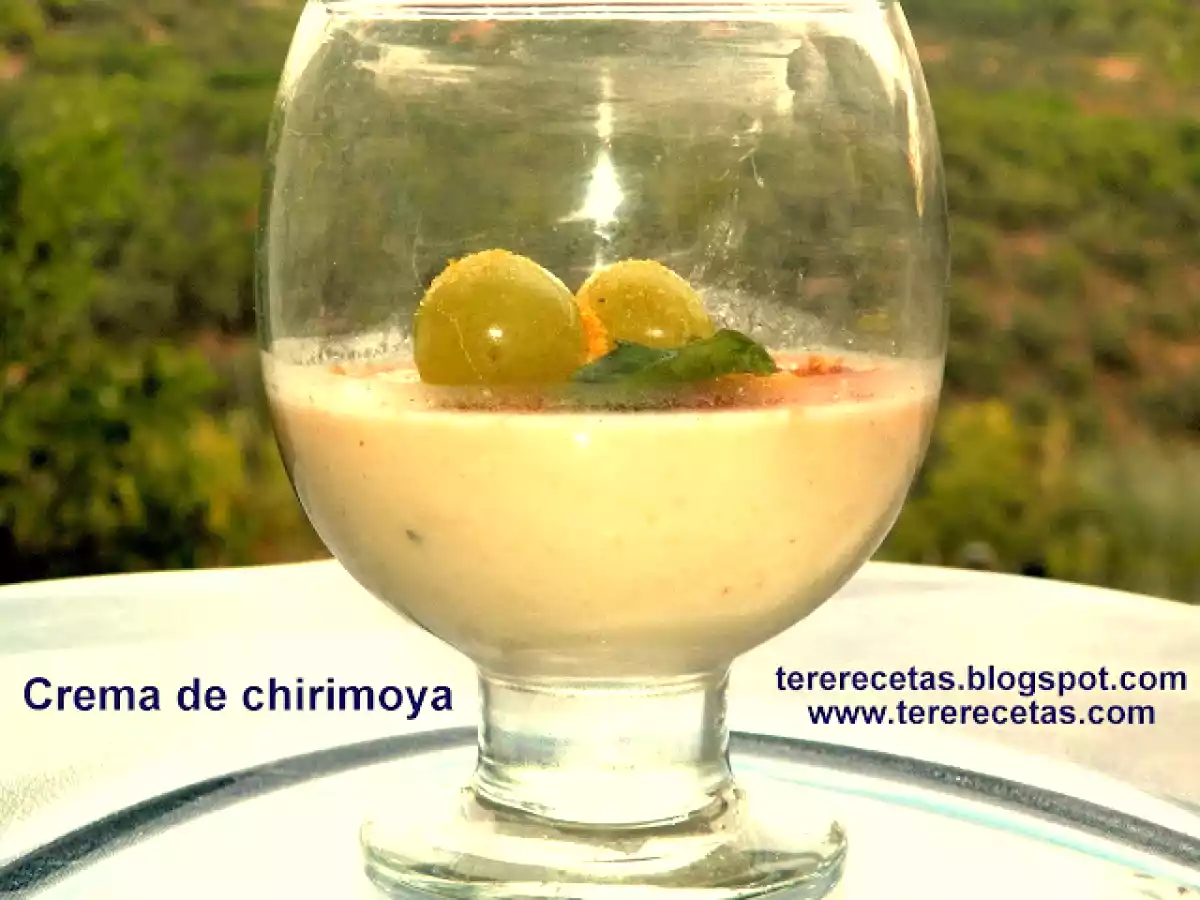 Crema de chirimoya fácil - foto 2