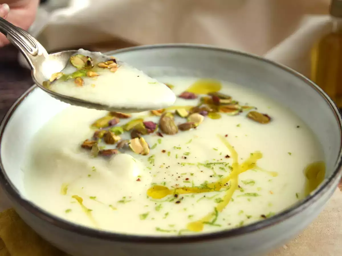 Crema de coliflor y pistacho - foto 4