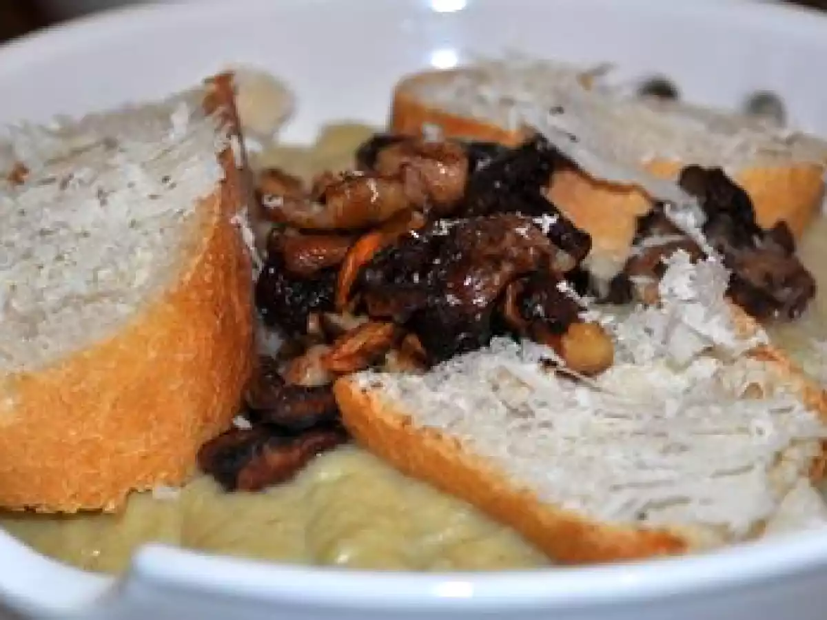 Crema de coliflor y puerro