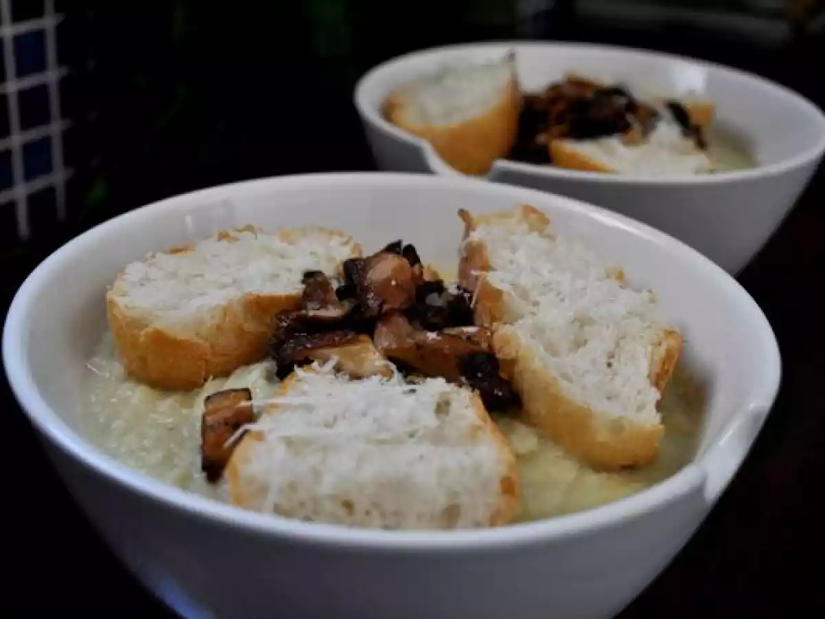 Crema de coliflor y puerro - foto 2