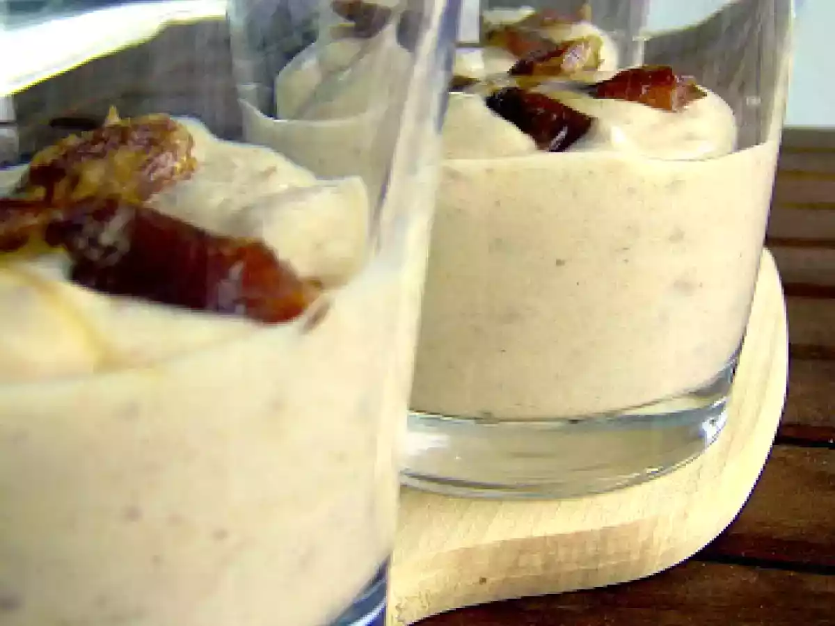 Crema de dátiles y té marroquí
