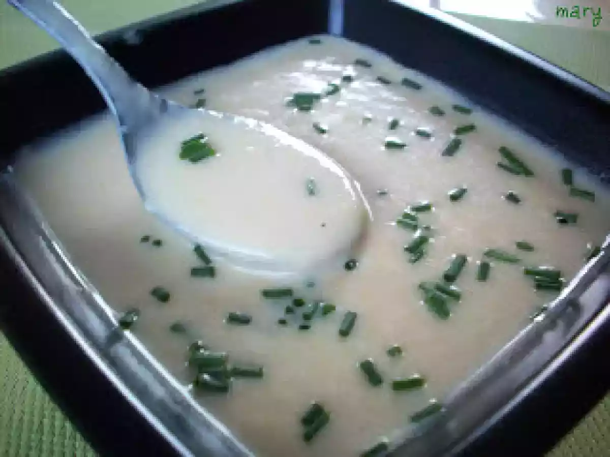 Crema de espárragos blancos