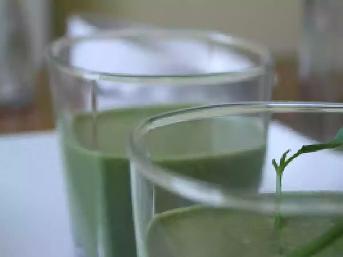 Crema de espinacas con albahaca y mascarpone - foto 2