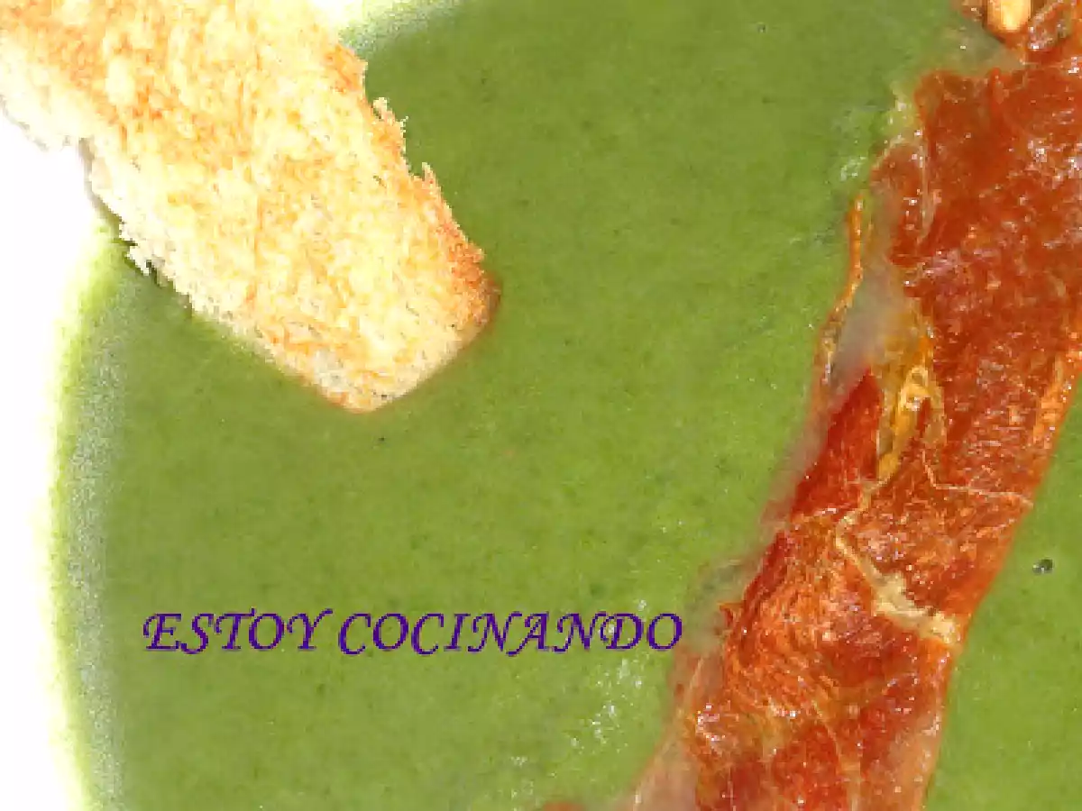 Crema de espinacas con jamón - foto 6