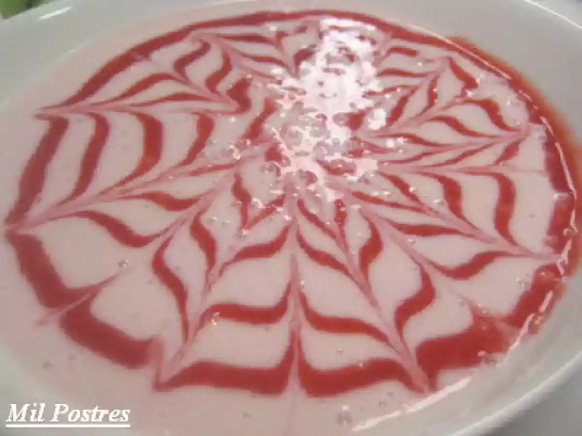 Crema de fresas, plátanos y yogur - foto 3