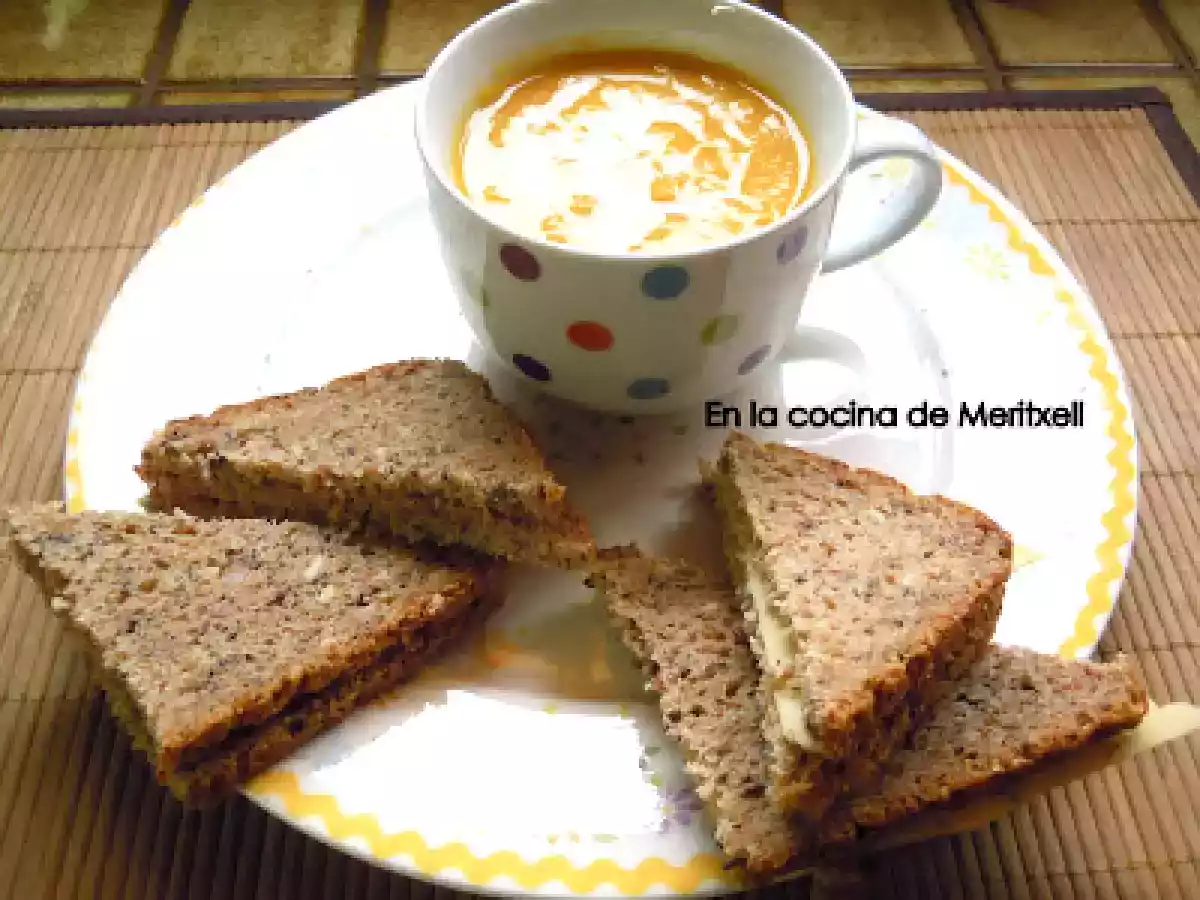 Crema de garbanzos con verduras