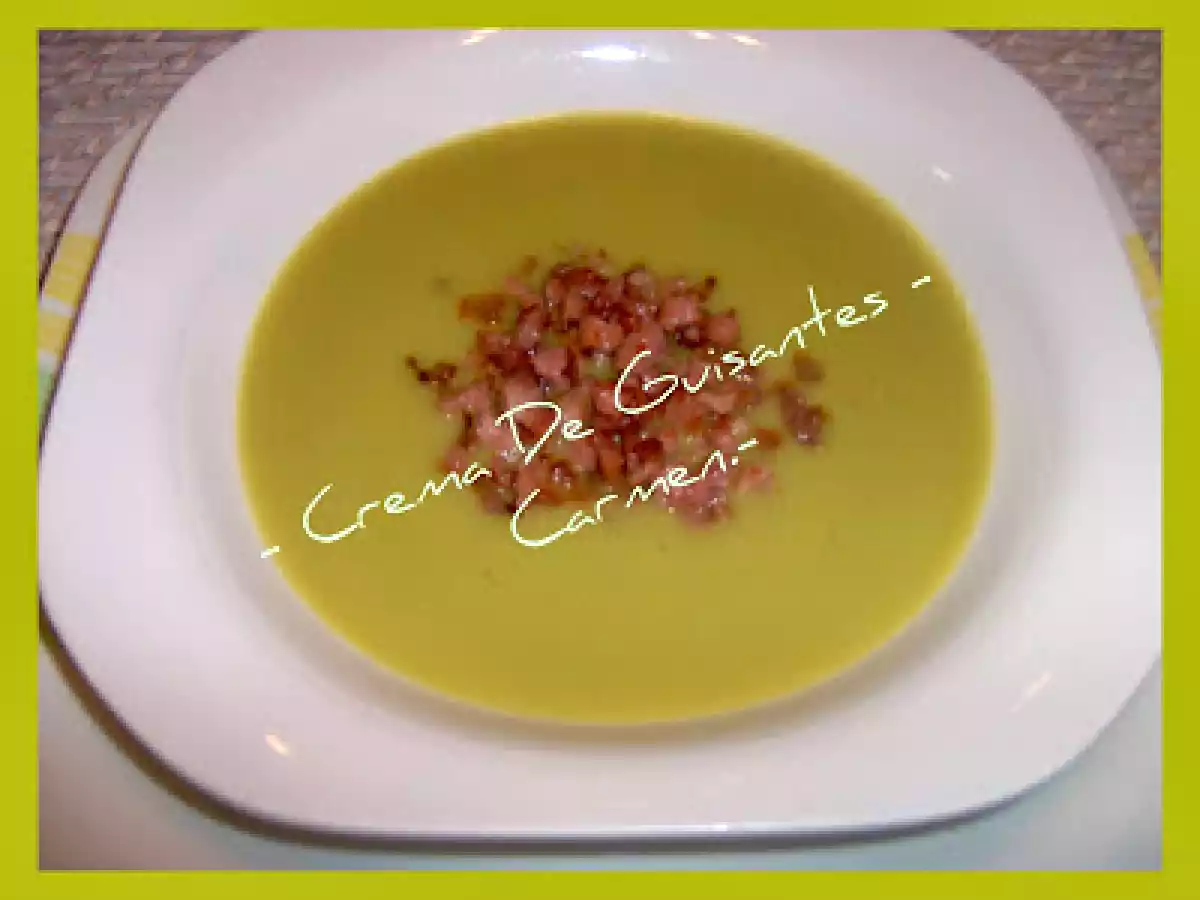 - Crema De Guisantes -