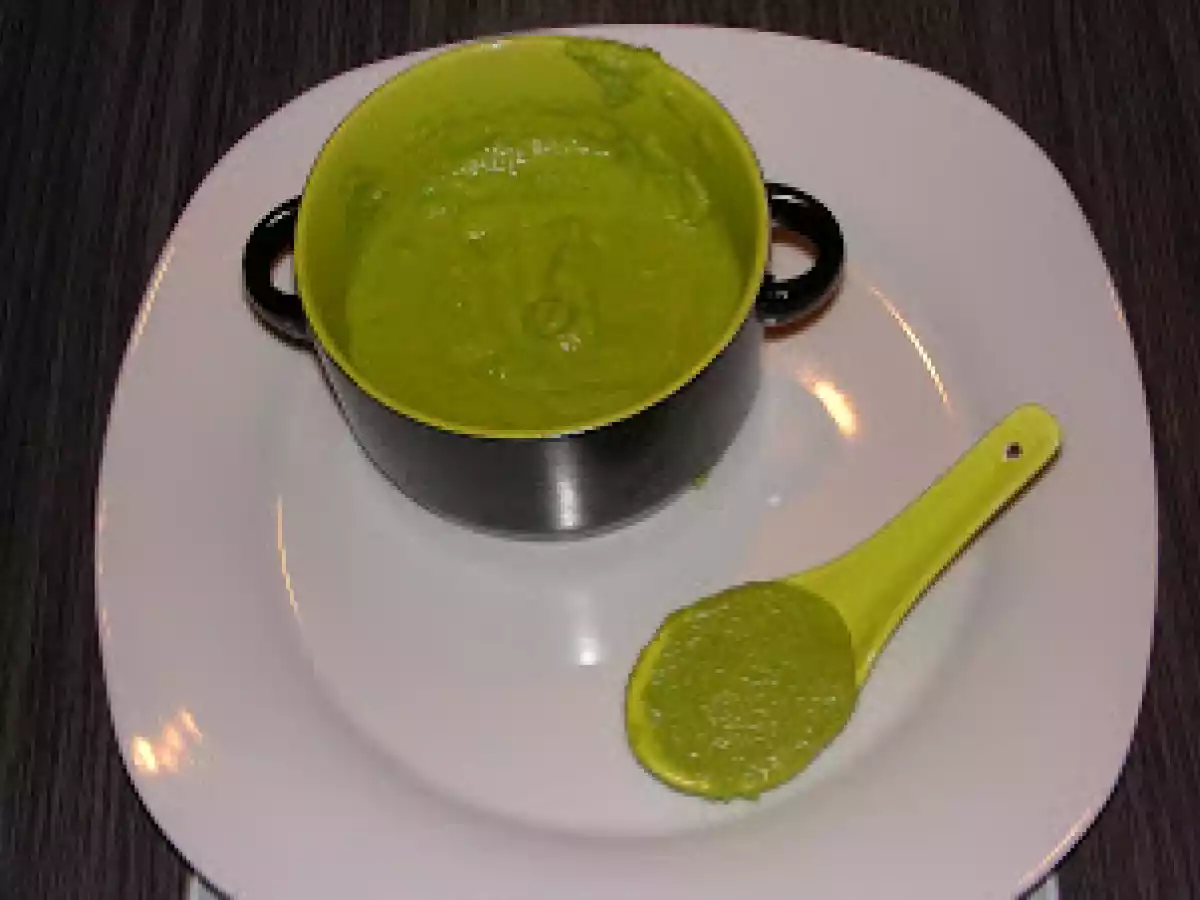 Crema de guisantes en tan solo 3 pasos super facil