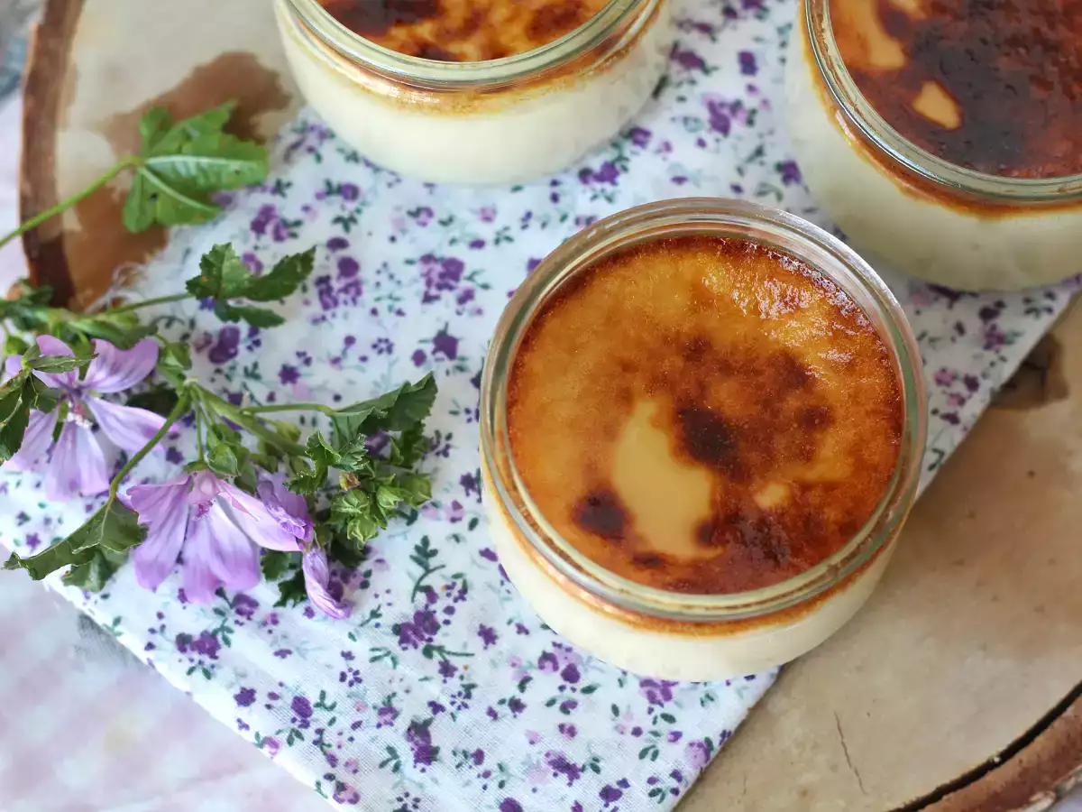 Crema de huevo y vainilla, tipo flan, en freidora de aire - foto 7