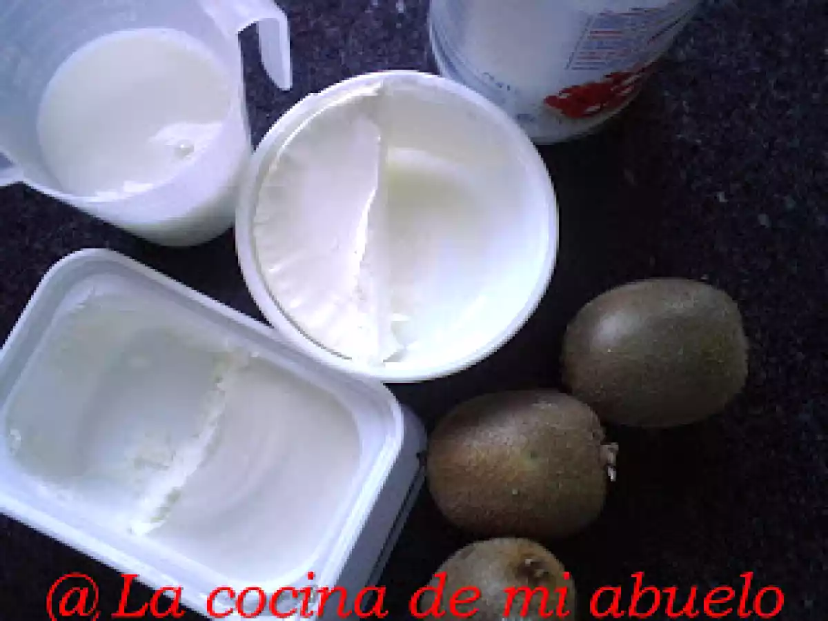 Crema de kiwi con queso mascarpone - foto 6