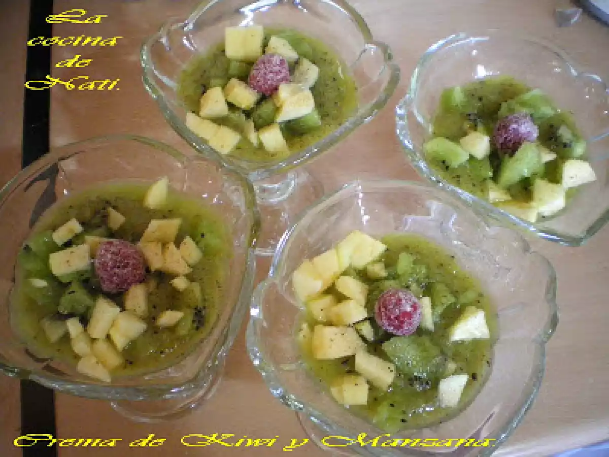 CREMA DE KIWI Y MANZANA. - foto 3