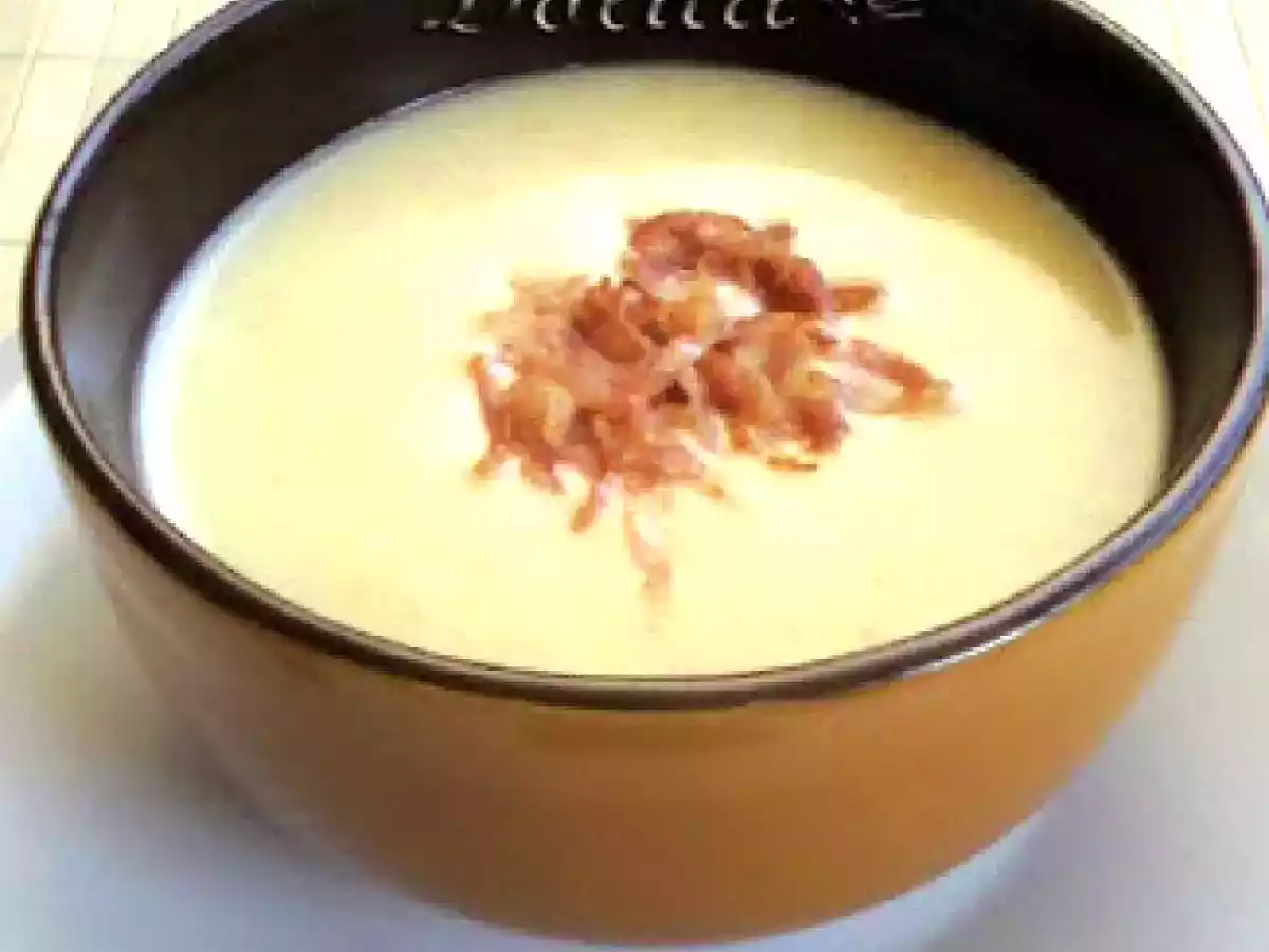 Crema de patata con bacon y jengibre - foto 2