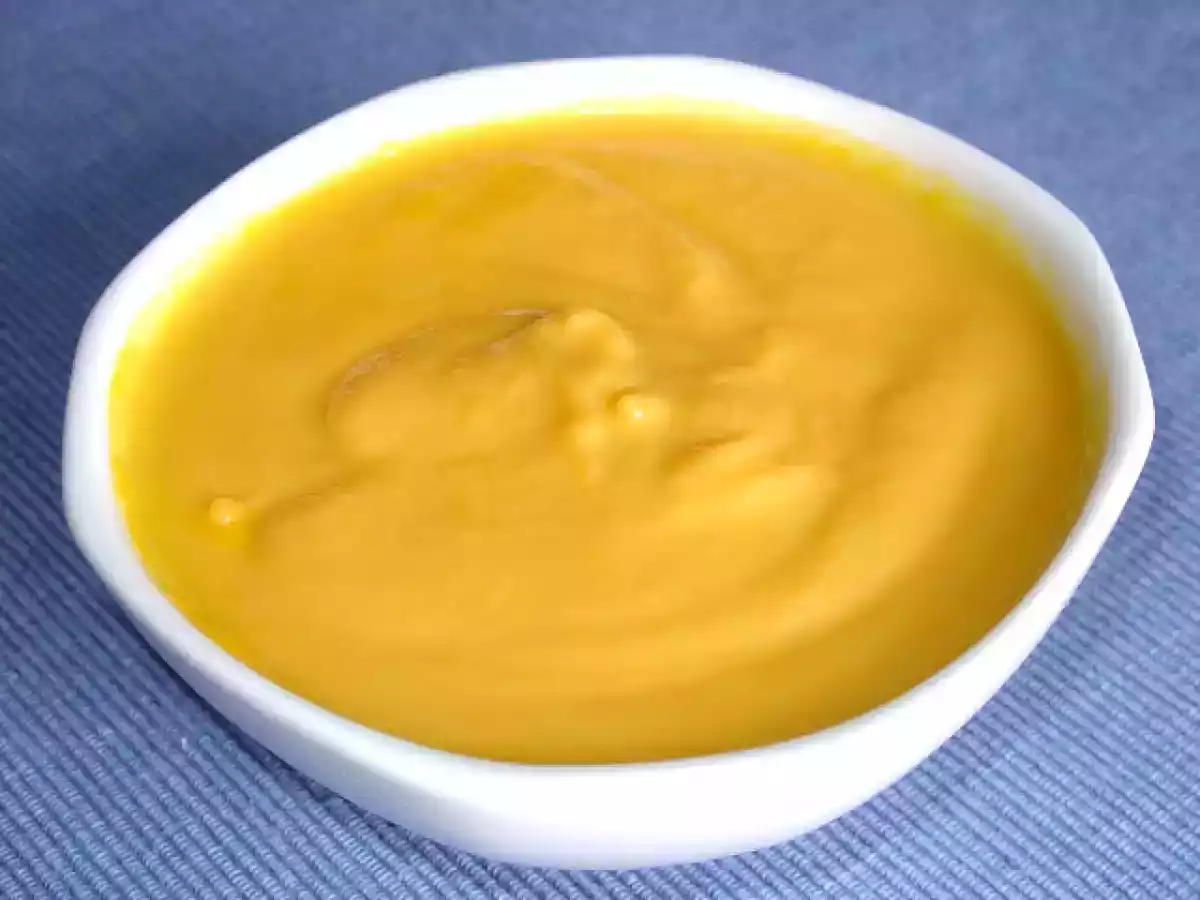 Crema de patatas, puerros y zanahorias