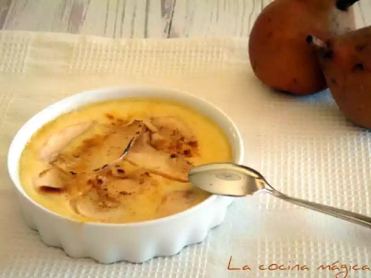 Crema de pera al horno