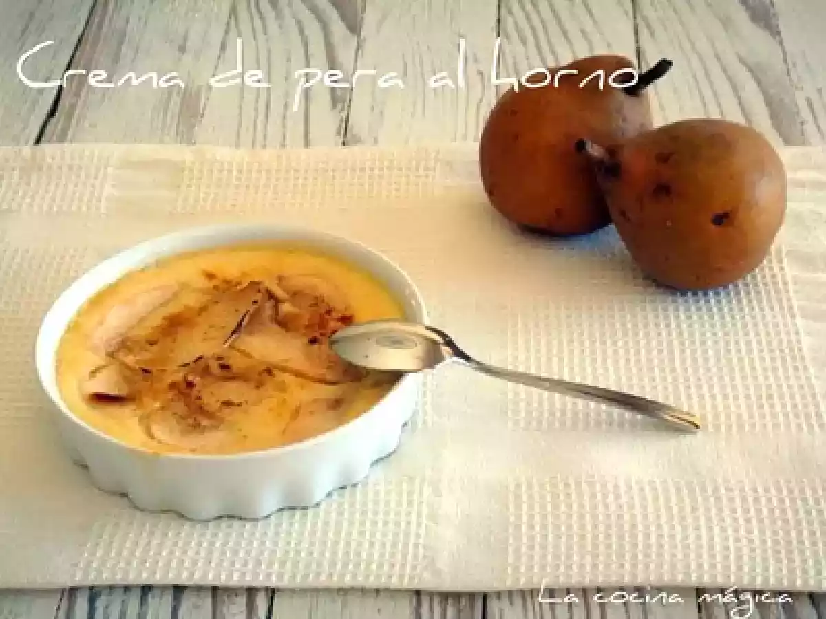 Crema de pera al horno - foto 2
