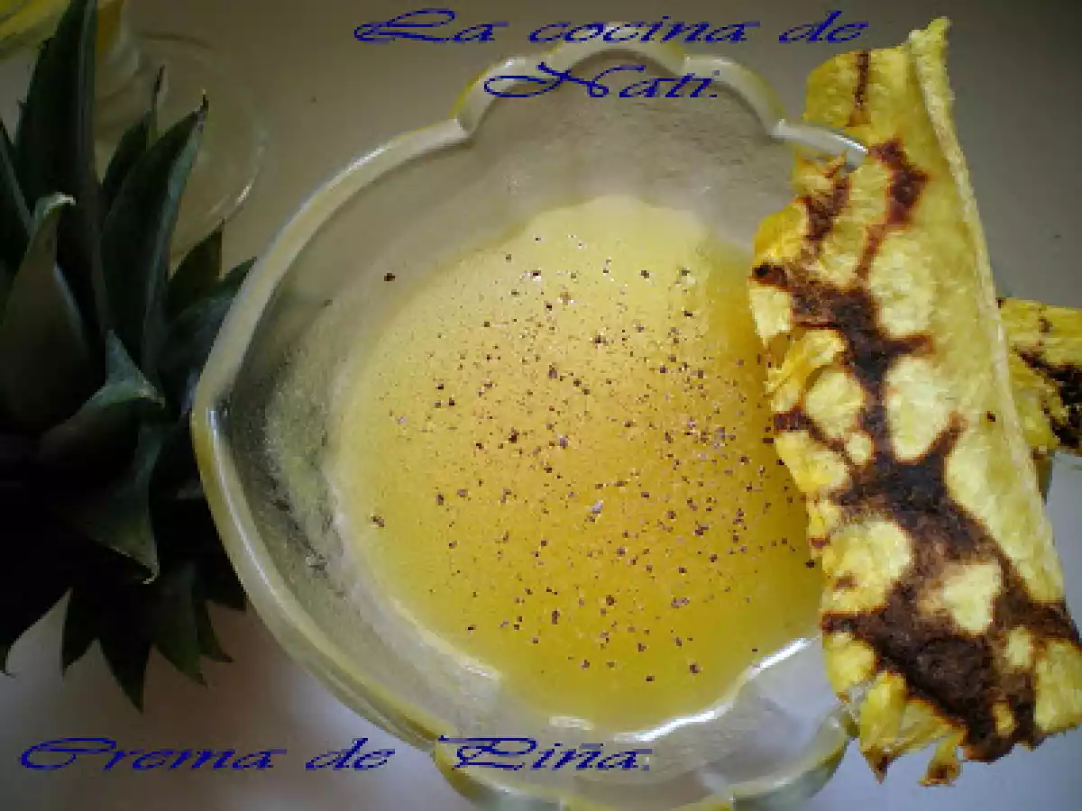 CREMA DE PIÑA. - foto 2