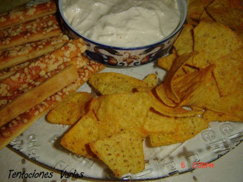 Crema de queso y cebolla (para dipear), foto 1