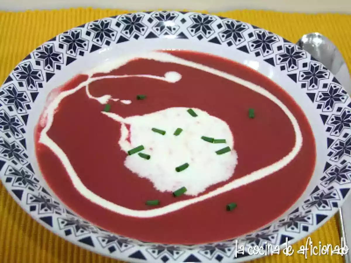 Crema de remolacha