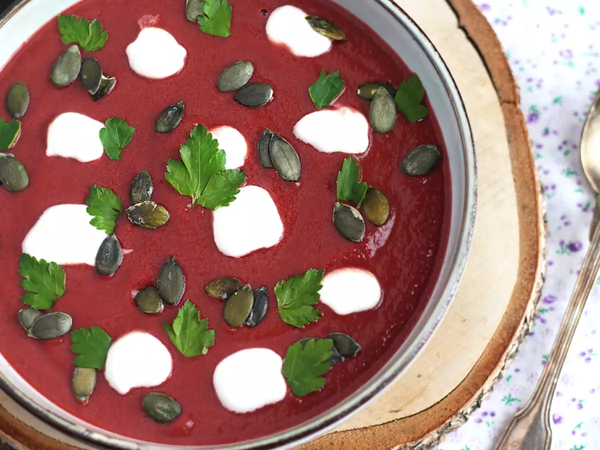 Crema de remolacha, fácil - foto 2