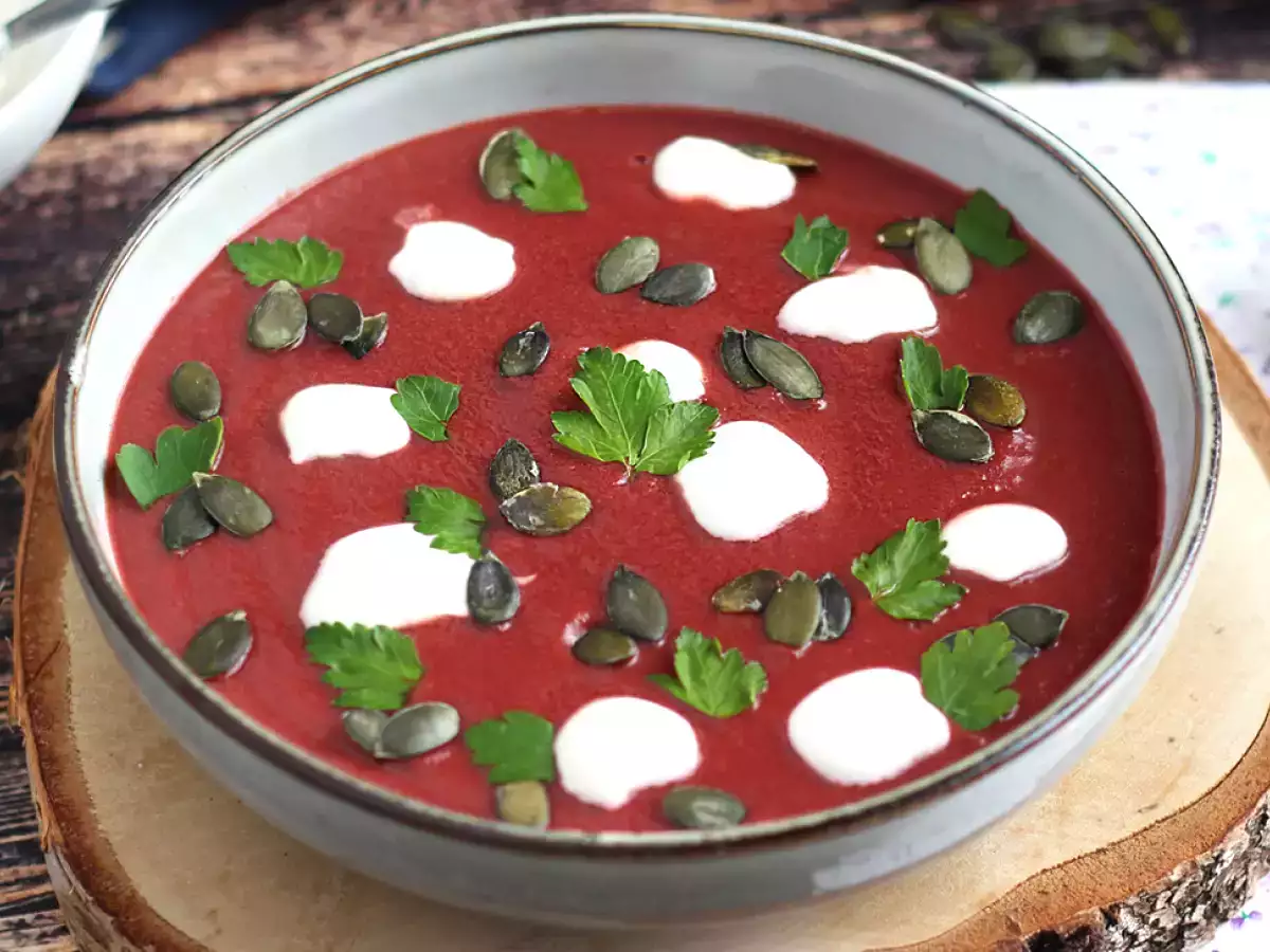 Crema de remolacha, fácil - foto 3