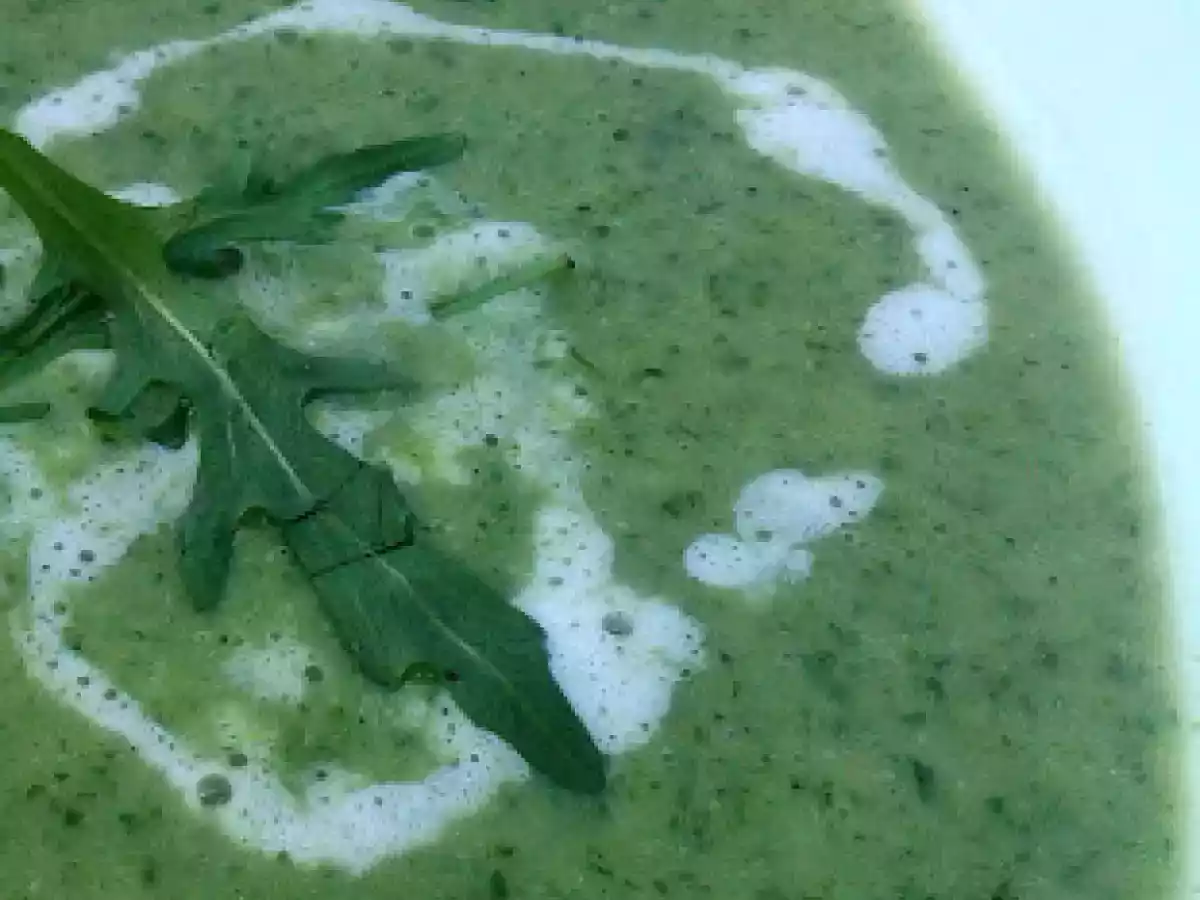 Crema de rúcula