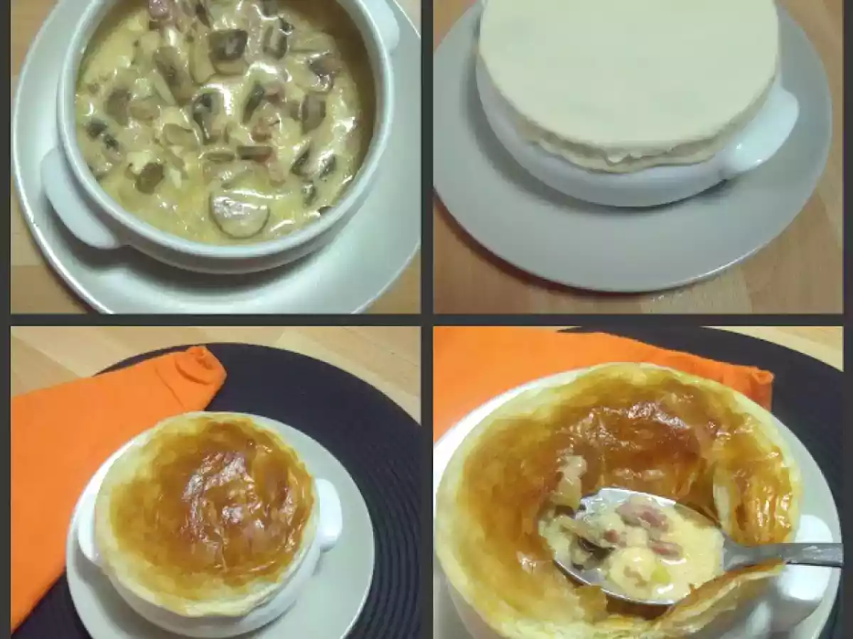 Crema de setas con hojaldre - foto 4