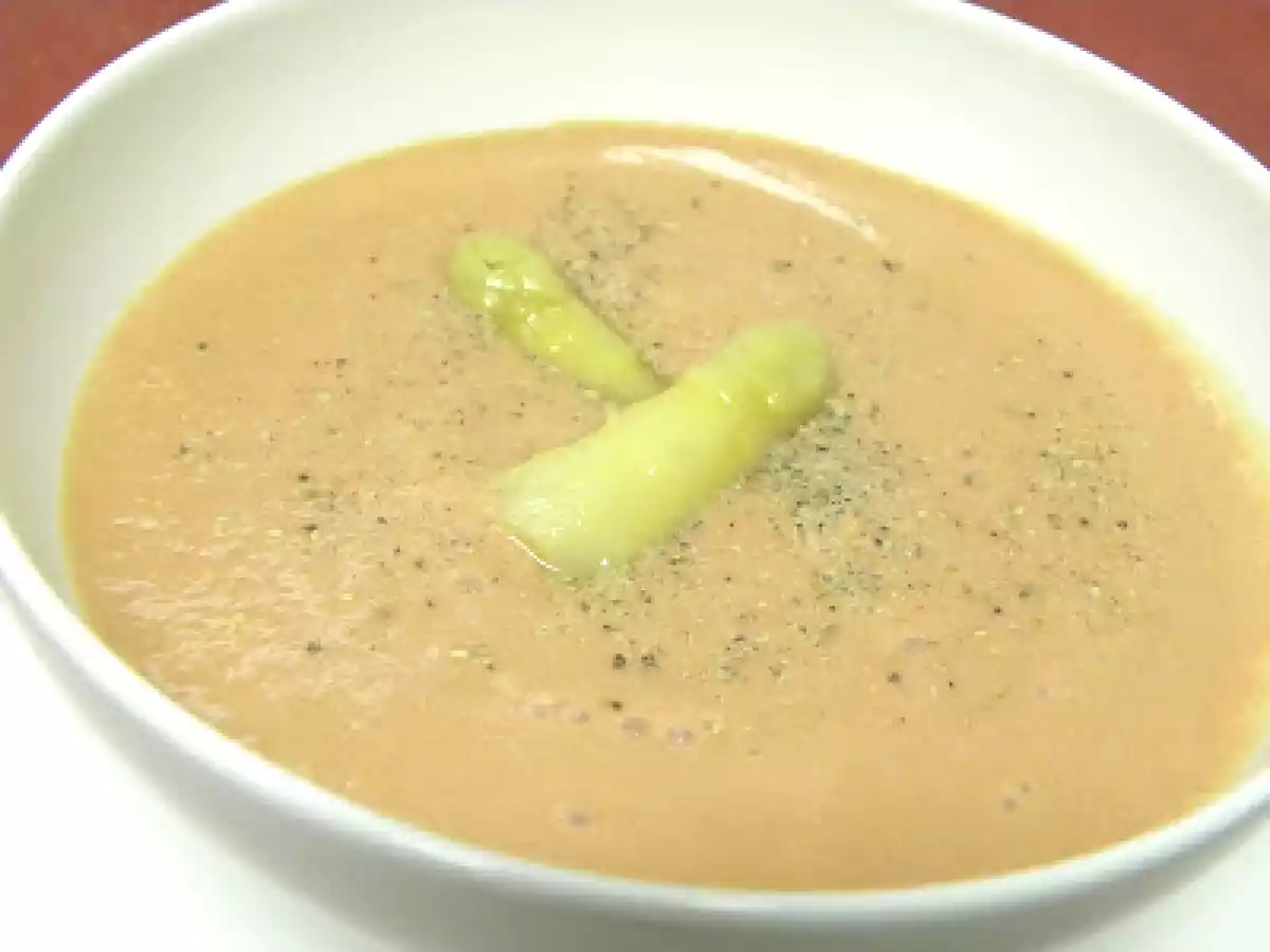 CREMA DE TOMATE Y ESPÁRRAGOS - foto 2