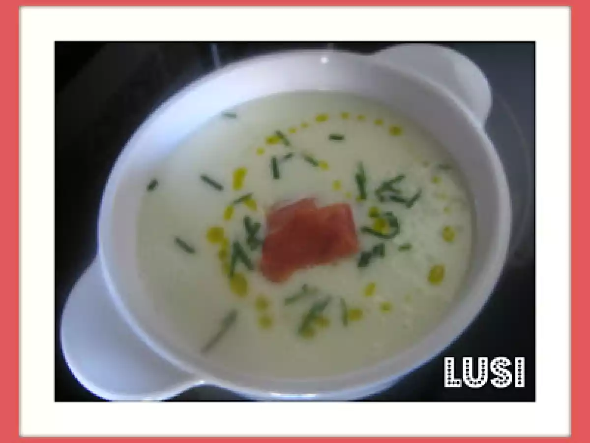 Crema de verano de melón, yogur y jamón - foto 2