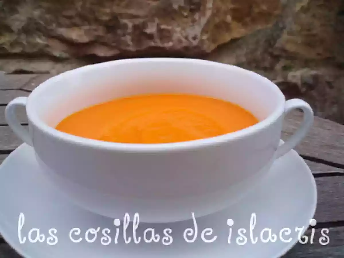 Crema de zanahoria en FUSSIONCOOK