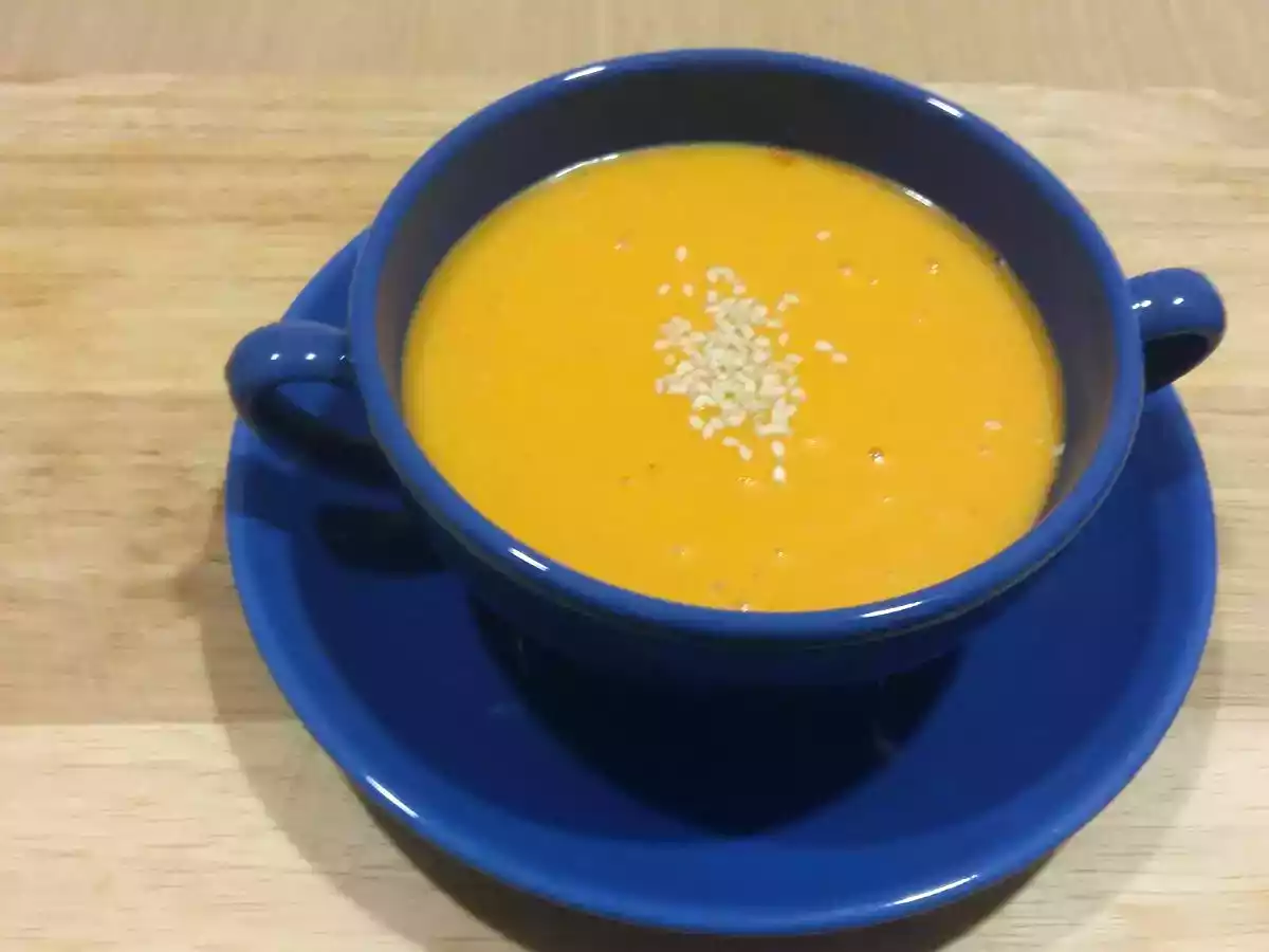 Crema de zanahoria fácil