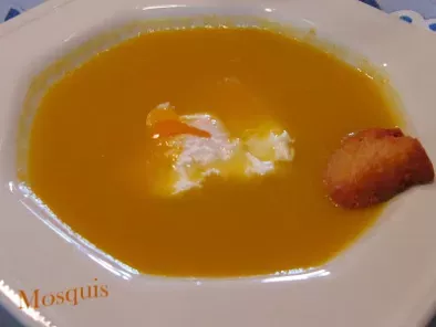 Crema de zanahorias con huevo poché y 2º PREMIO, foto 2