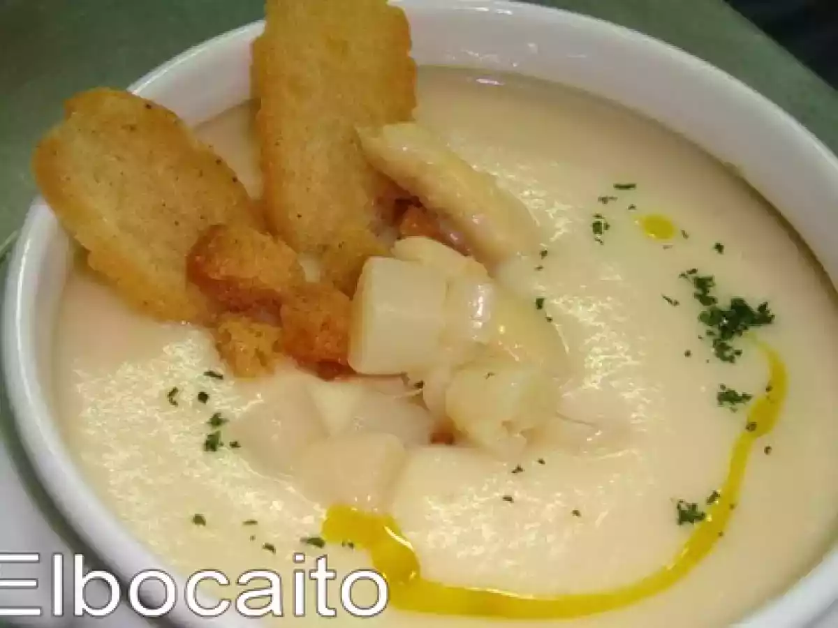 Crema Fría de espárragos blancos