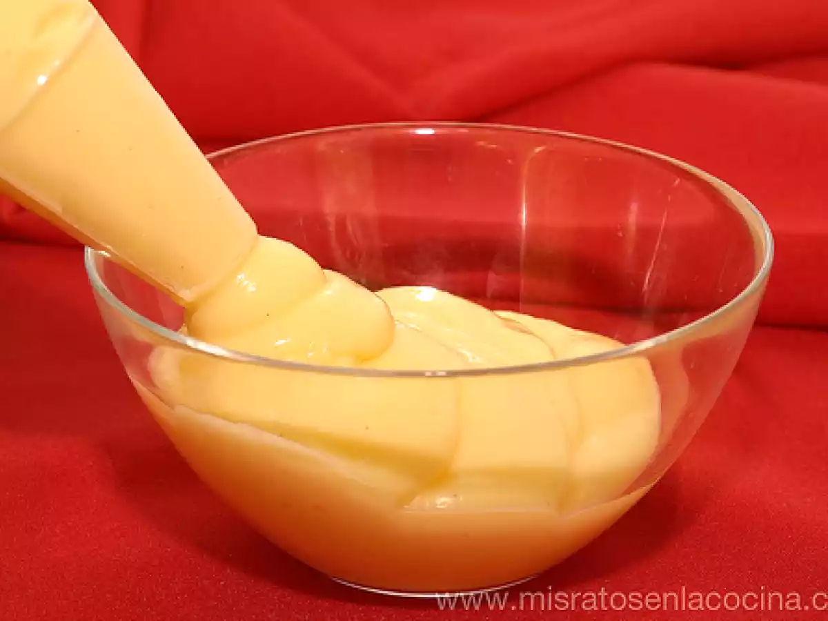 Crema pastelera Thermomix